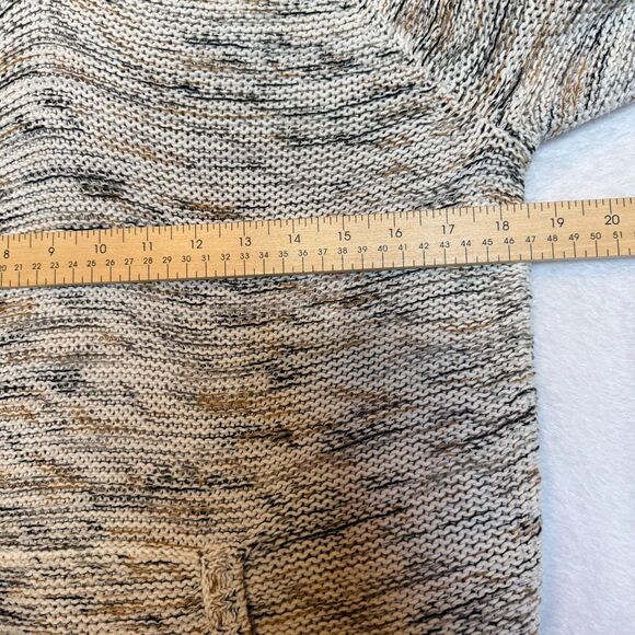 EDDIE BAUER Women's L Long Sleeve Hooded Pullover Sweater BOHO Kangaroo Pocket - Picture 15 of 16